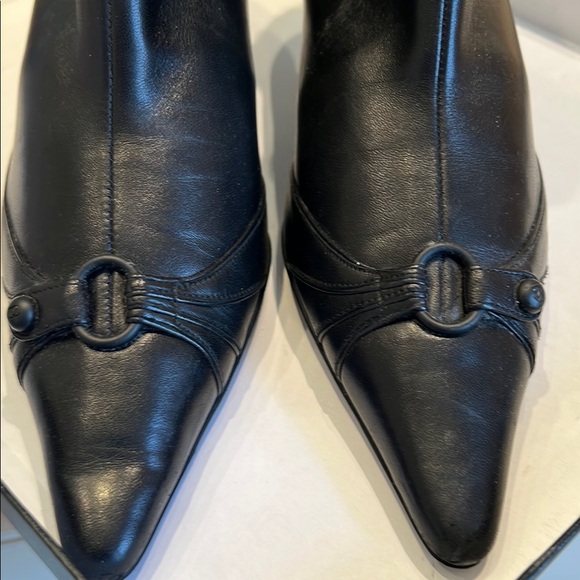 CHANEL Black Heeled Boots with Stiletto Heel - Picture 4 of 9